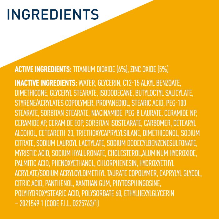 CeraVe Sunscreen Face Hydrating Mineral Sunscreen Face Lotion Spf