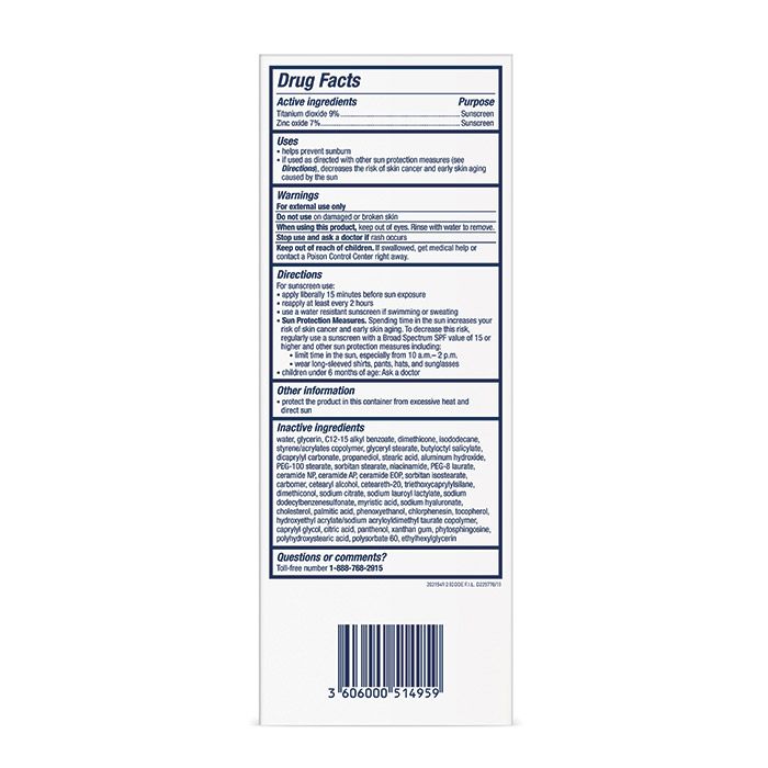 CeraVe Sunscreen Face Hydrating Mineral Sunscreen Face Lotion Spf